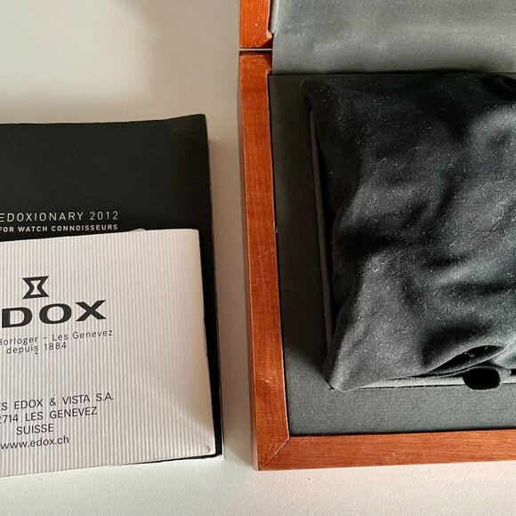 EDOX (Swiss Co. since 1884) Men's Quartz Watch - NEW, NEVER WORN - Picture 9 of 10